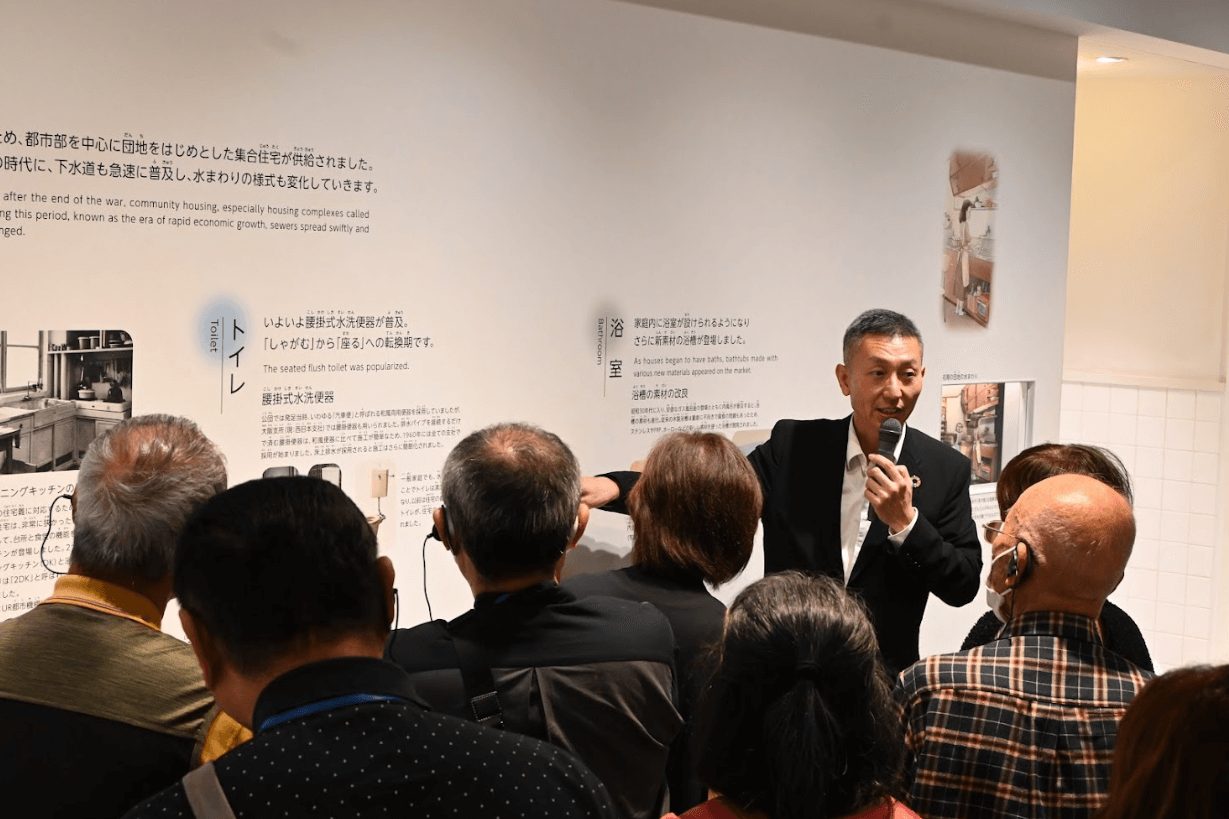 第2展示室での、水まわりの歴史展示